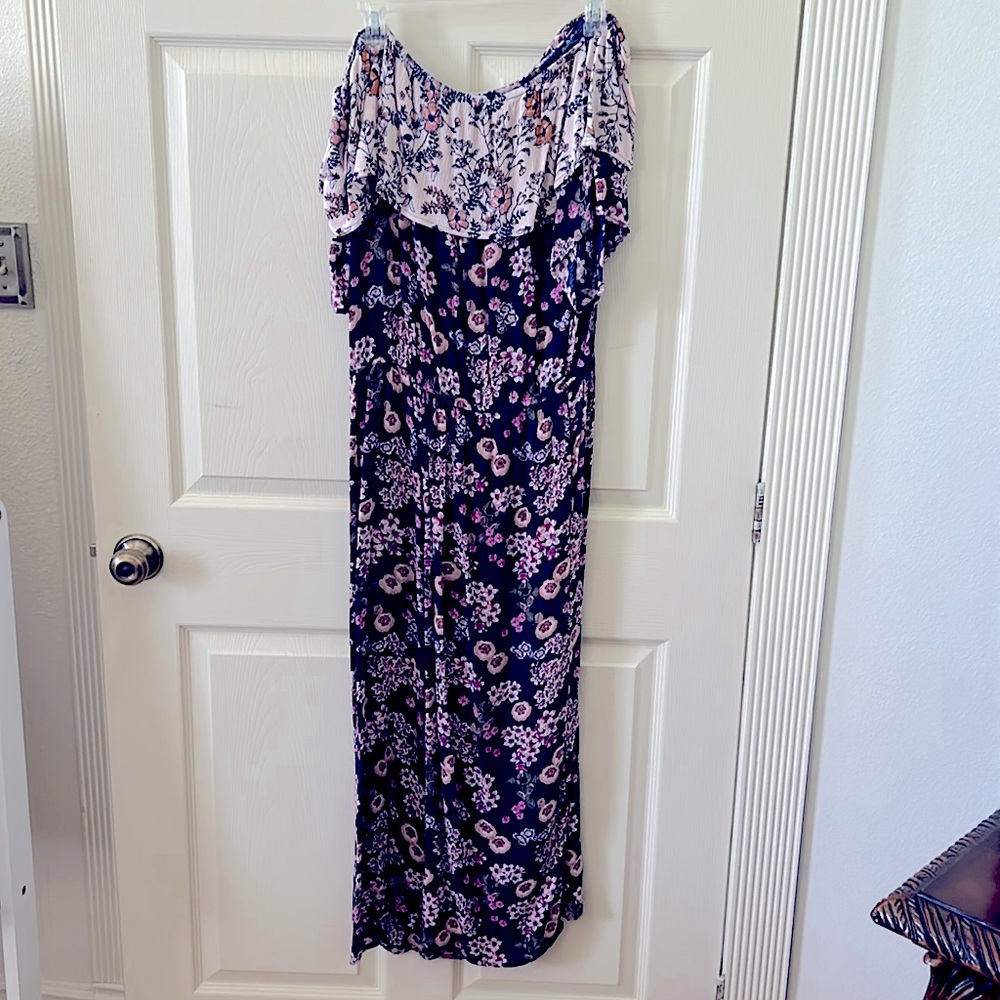 XL floral jumpsuit
